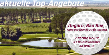 Golfurlaub in Ungarn - Bad Bük