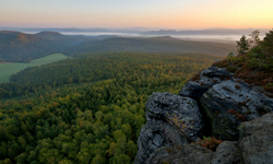 Aussicht bis in die böhmische Schweiz